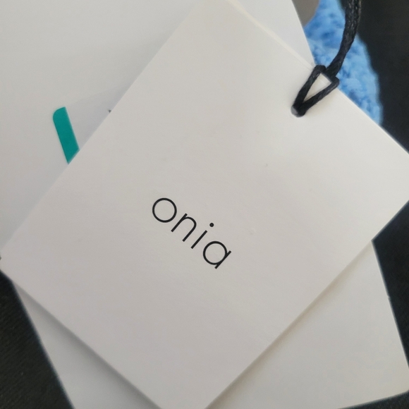 Onia Blue Crochet Cutout One-Piece Swimsuit NWT - Picture 7 of 8